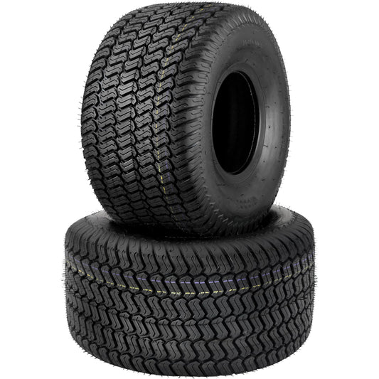 20x10.00-8 Lawn Mower Tire, 20x10-8 Tubeless Tire for Tractor Riding Lawnmowers, 4 Ply, Turf-S Pattern, 2 Pack