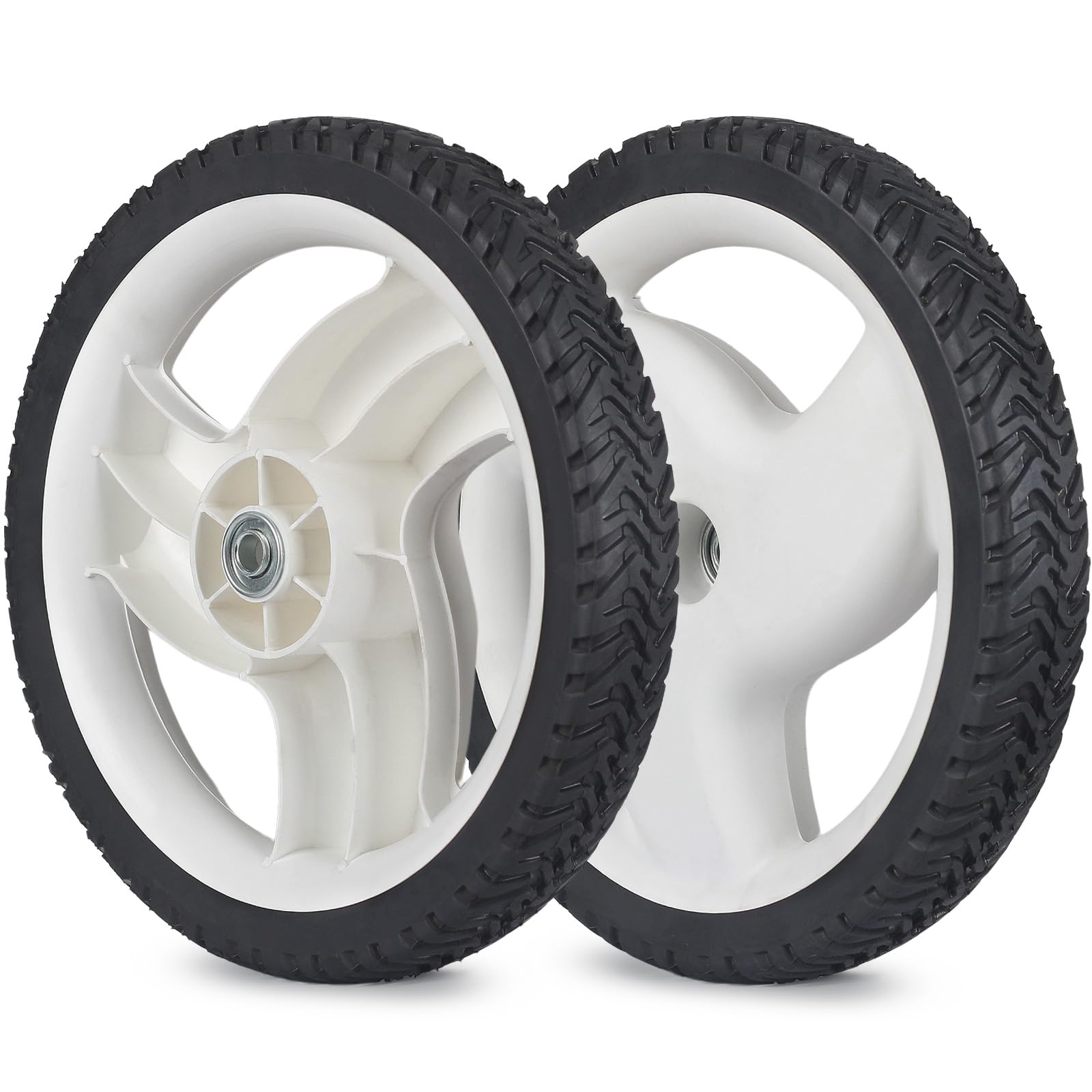 105-1816 Lawn Mower Wheels, 12 Inch Rear Wheels Fit for Toro 20012 20016 20019 Stens 205-268 Lawn Mower, Pack of 2