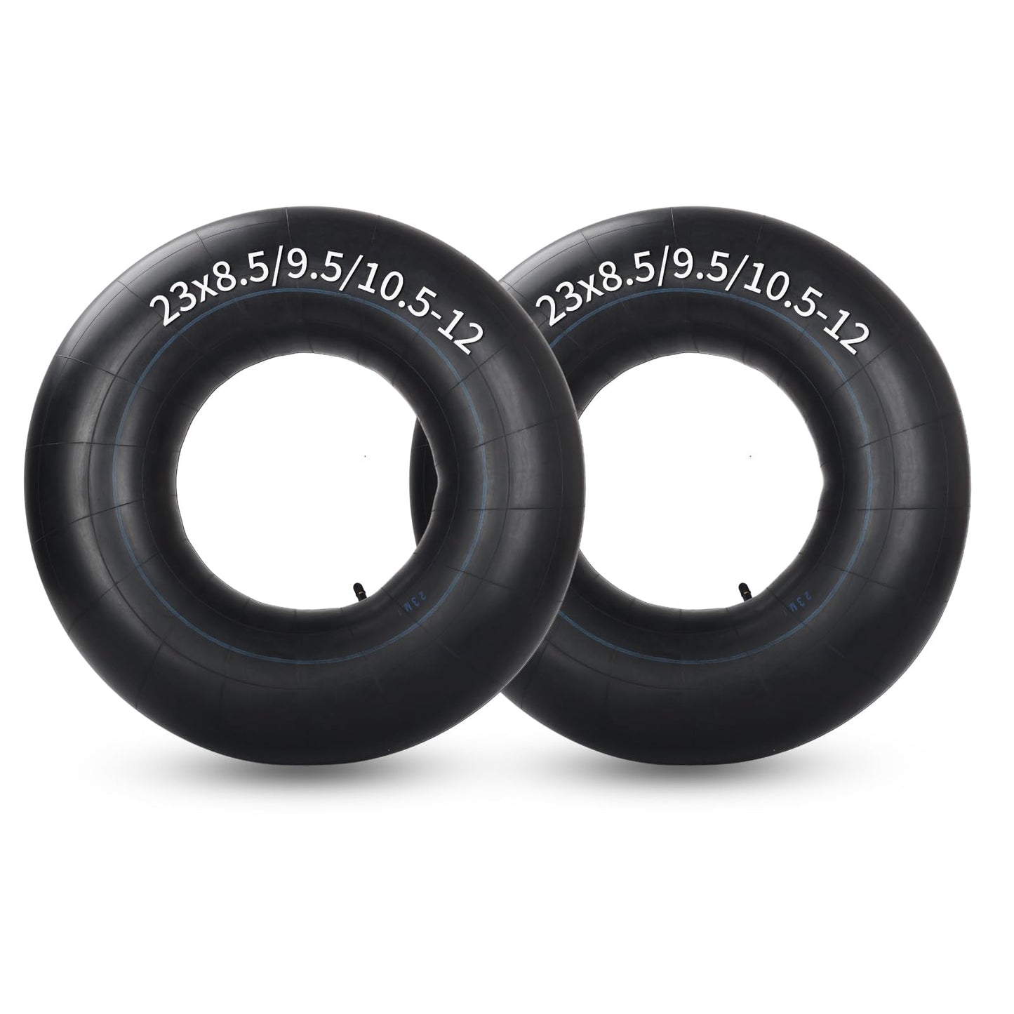 23x8.5-12 Butyl Inner Tubes, 2 Pack with TR13 Valve Stem, Heavy-Duty Inner Tubes, Replacement Tubes for John Deere Garden Tractor, Lawn Tractor, Riding Mower, MTD Rider