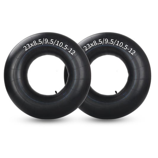 23x8.5-12 Butyl Inner Tubes, 2 Pack with TR13 Valve Stem, Heavy-Duty Inner Tubes, Replacement Tubes for John Deere Garden Tractor, Lawn Tractor, Riding Mower, MTD Rider
