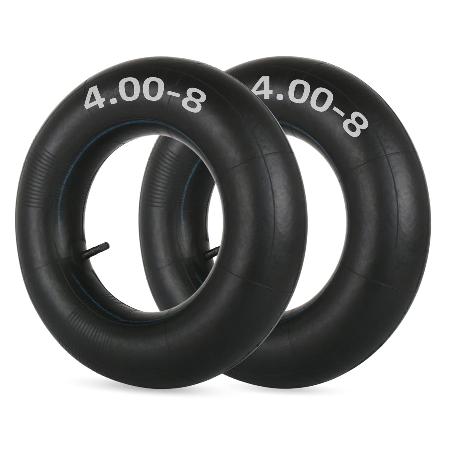 4.80/4.00-8 Replacement Inner Tube, with TR-13 Valve Stem, Heavy Duty, for Hand Truck Wheelbarrow Garden Utility Wagon Go Cart Lawn Mower (2 pack)