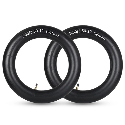 3.00/3.50-12" Dirt Bike Inner Tubes, 2 Pack with TR4 Valve Stem, 80/100-12" Heavy-Duty Inner Tubes, Replacement Tubes for Honda CRF50/70, Yamaha TTR 90/100, Suzuki DRZ110, Kawasaki KX65/110