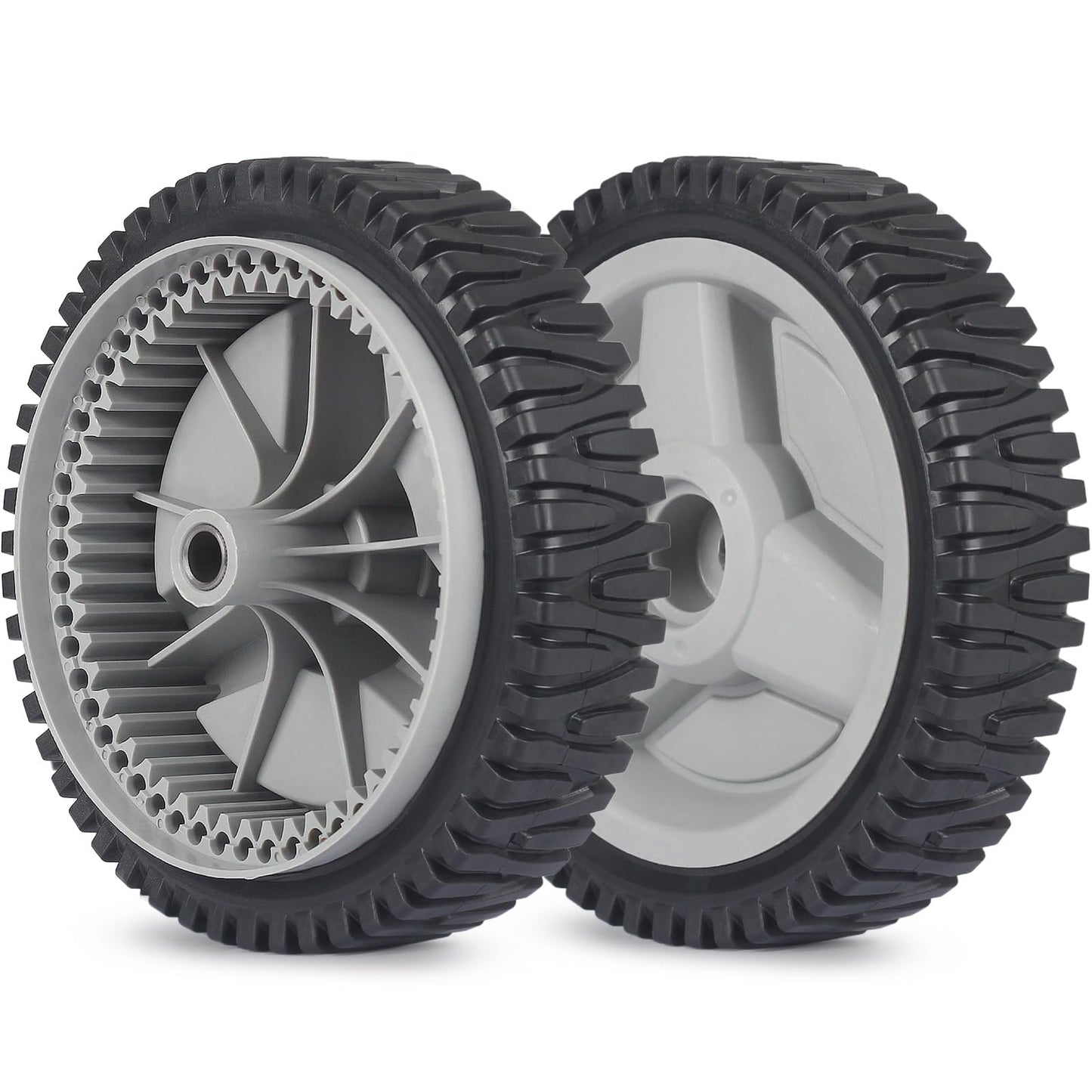 532401274 401274X460 532411081 Replacement Front Drive Wheels, 8 Inch Wheels for Husqvarna AYP Craftsman Lawn Mower, Pack of 2