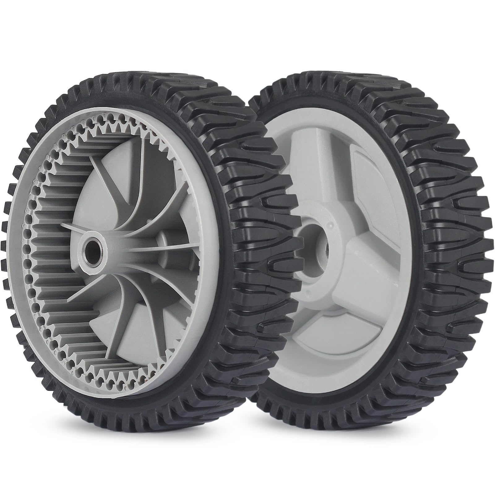 532401274 401274X460 532411081 Replacement Front Drive Wheels, 8 Inch Wheels for Husqvarna AYP Craftsman Lawn Mower, Pack of 2