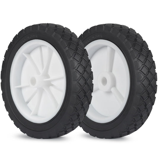 7 Inch Wheels for Oregon 72-107 Hand Trucks, Replacement Wheels Fit for Lawn Mower Wagon Utility Cart, Pack of 2