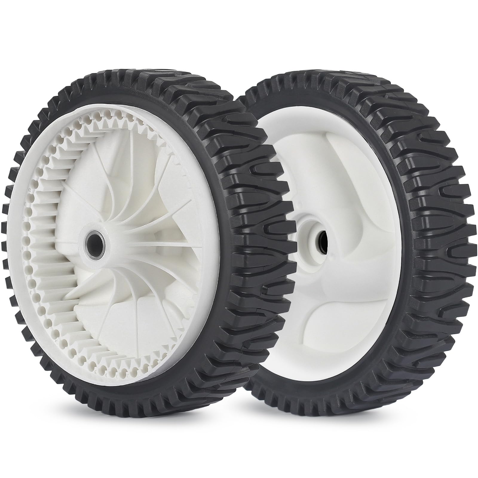 532403111 Lawn Mower Front Drive Wheels, Replacement 583719501 194231X460 Mower Wheels for Craftsman Husqvarna Pack of 2