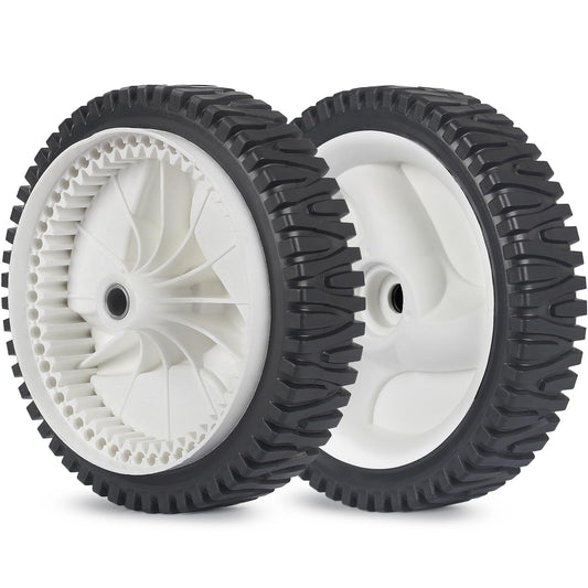 532403111 Lawn Mower Front Drive Wheels, Replacement 583719501 194231X460 Mower Wheels for Craftsman Husqvarna Pack of 2