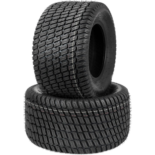 24x12.00-12 Lawn Mower Tire, 24x12-12 Tubeless Tire for Tractor Riding Lawnmowers, 4 Ply, Turf-S Pattern, 2 Pack