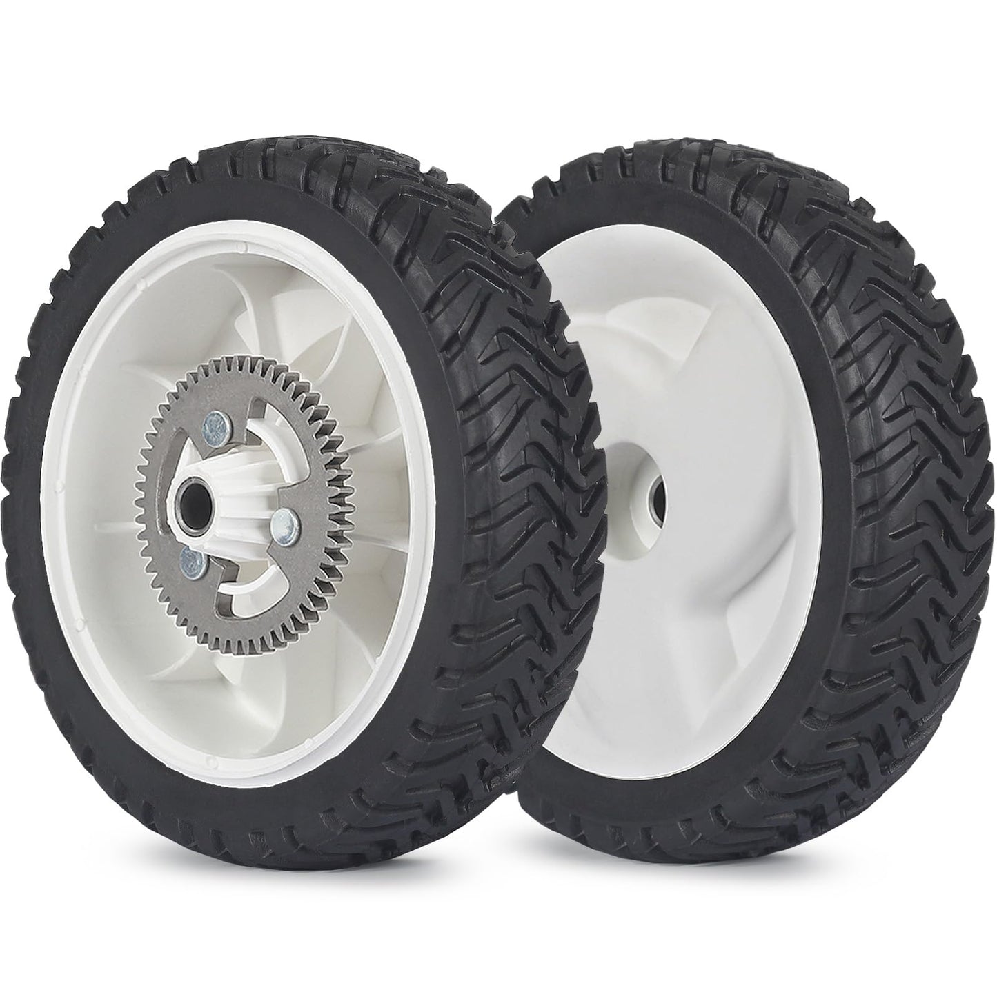 105-3036 105-3024 105-3025 Rear Drive Wheels, 8 Inch Wheels Fit for 20041 20066 20017 20068 20073 Recycler Self-Propelled Push Mower, Pack of 2