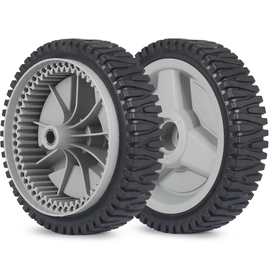 532401274 401274X460 532411081 Replacement Front Drive Wheels, 8 Inch Wheels for Husqvarna AYP Craftsman Lawn Mower, Pack of 2