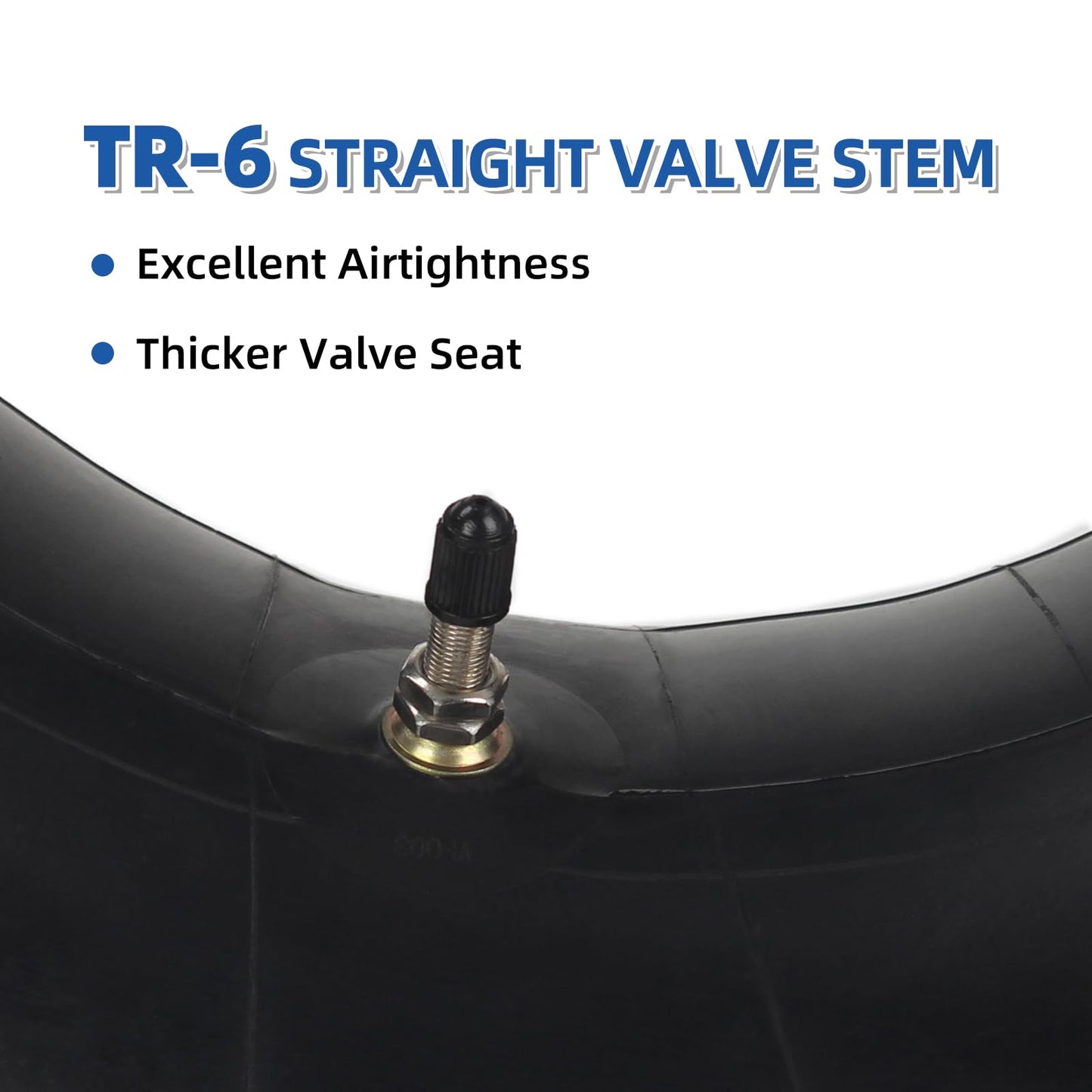 25x8/9/10-12 Butyl Inner Tubes, 2 Pack with TR6 Valve Stem, Heavy-Duty ATV Inner Tubes, Replacement Tubes for Tractors, ATVs, Trailers, Garden Wagons, Golf Carts