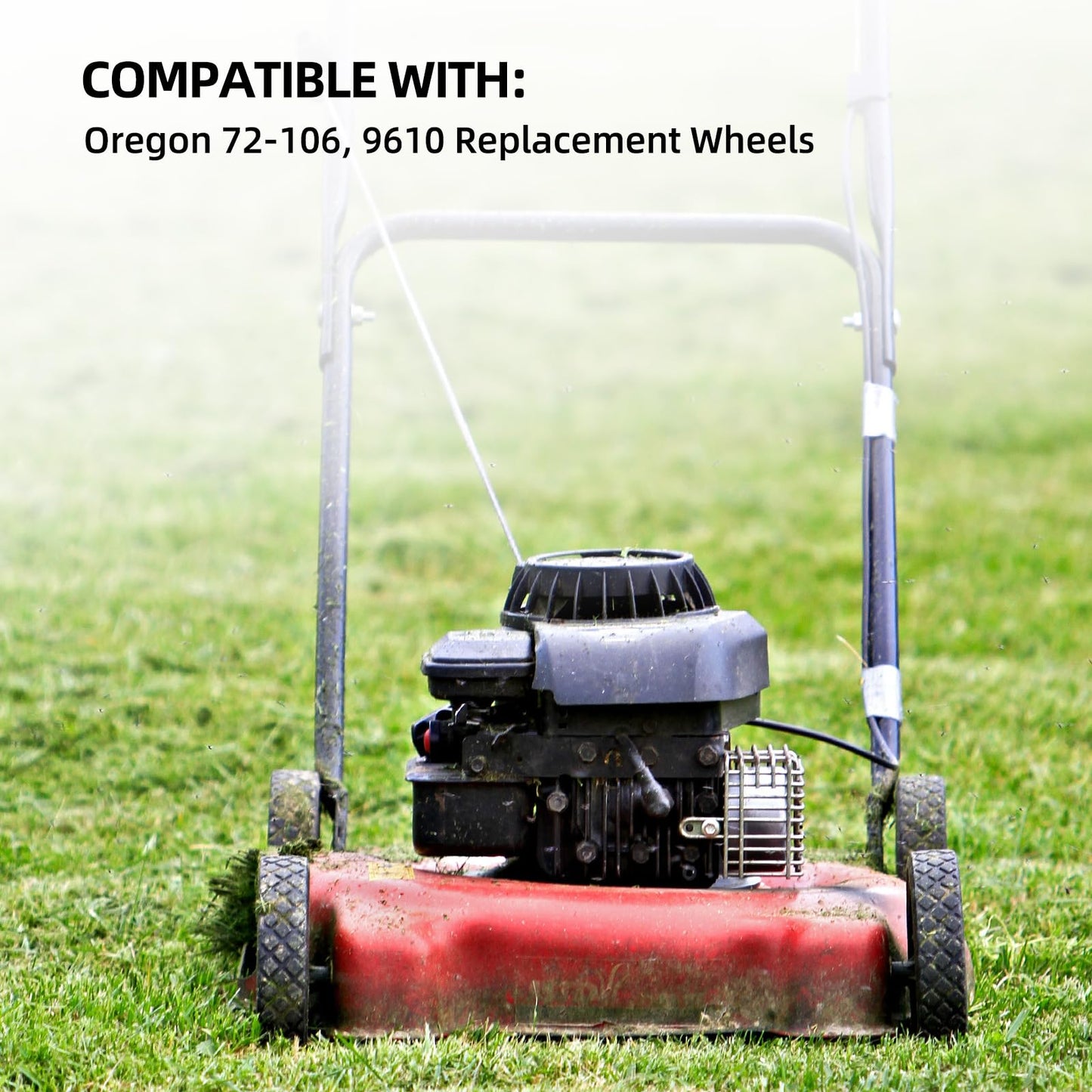 72-106 Hand Truck, 6 Inch Cart Wheels Fit for Oregon Lawn Mower Wagon Utility Cart, Pack of 2