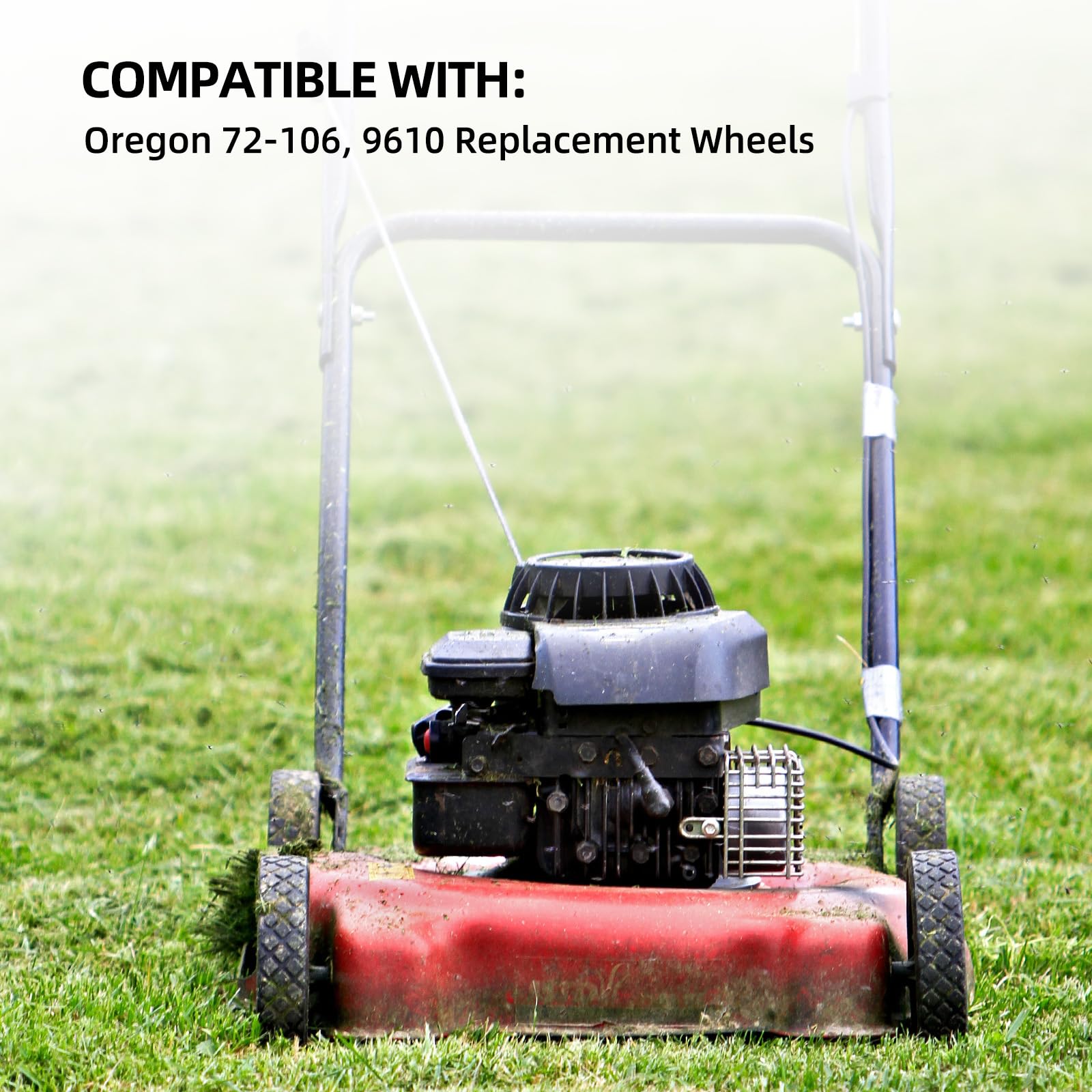 72-106 Hand Truck, 6 Inch Cart Wheels Fit for Oregon Lawn Mower Wagon Utility Cart, Pack of 2