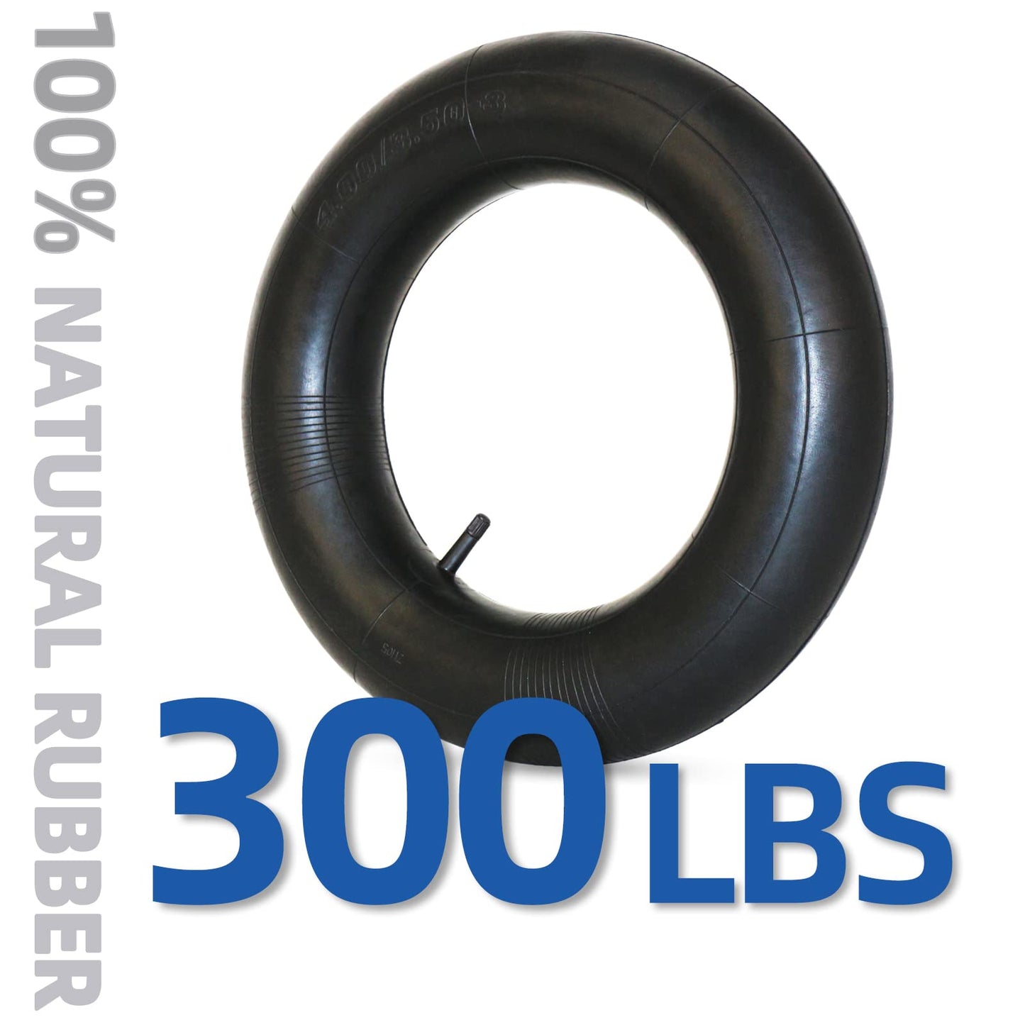 4.80/4.00-8 Replacement Inner Tube, with TR-13 Valve Stem, Heavy Duty, for Hand Truck Wheelbarrow Garden Utility Wagon Go Cart Lawn Mower (2 pack)