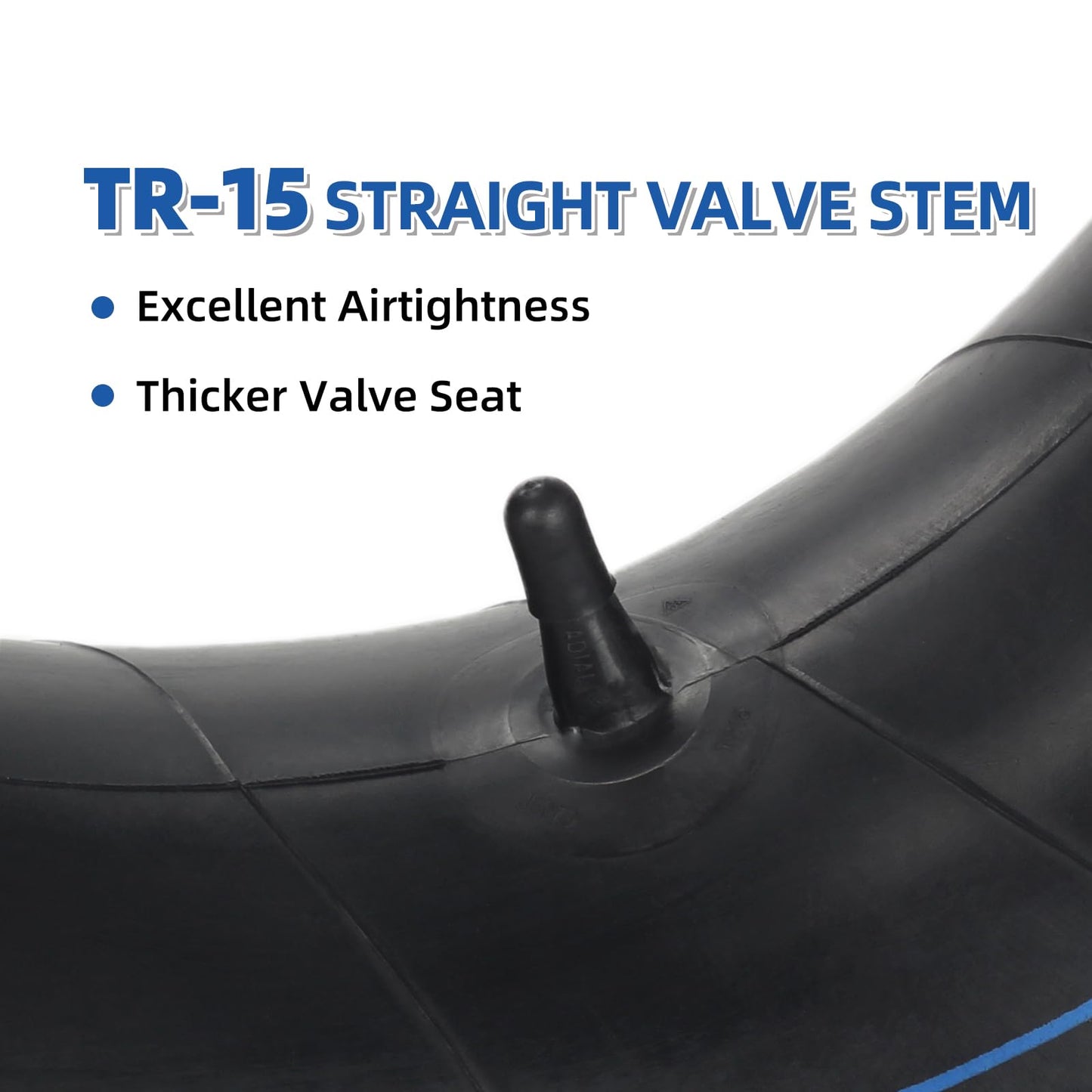 5.00/5.50/5.90/6.00-16 Butyl Inner Tubes, 2 Pack with TR15 Valve Stem, Heavy-Duty Tractor Inner Tubes, Replacement Tubes for Agriculture Farm Implement Farm Tractor Trailer