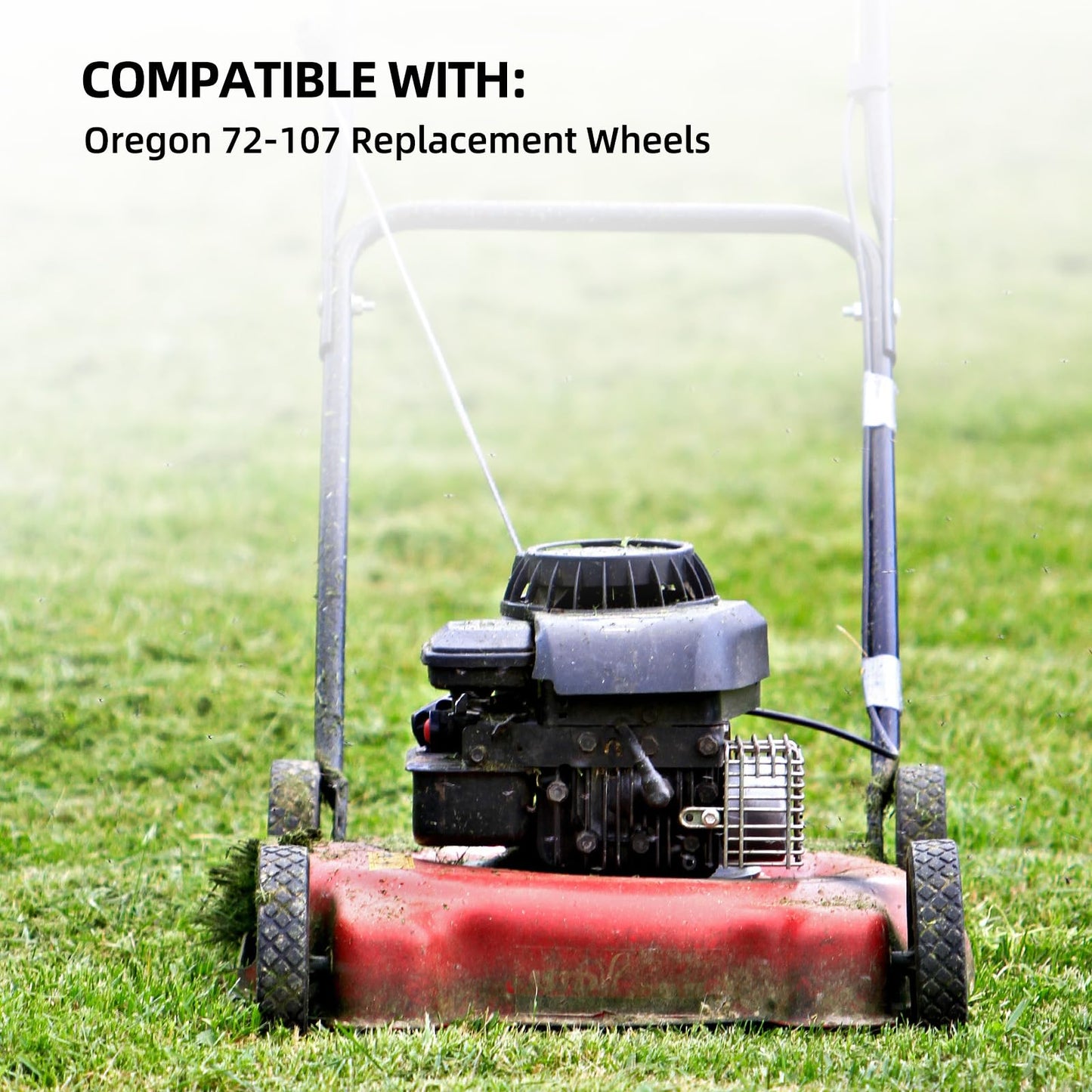 7 Inch Wheels for Oregon 72-107 Hand Trucks, Replacement Wheels Fit for Lawn Mower Wagon Utility Cart, Pack of 2