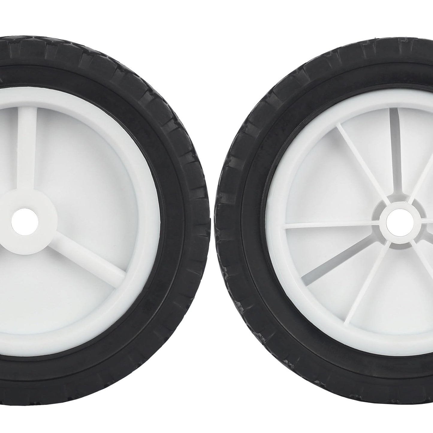 7 Inch Wheels for Oregon 72-107 Hand Trucks, Replacement Wheels Fit for Lawn Mower Wagon Utility Cart, Pack of 2