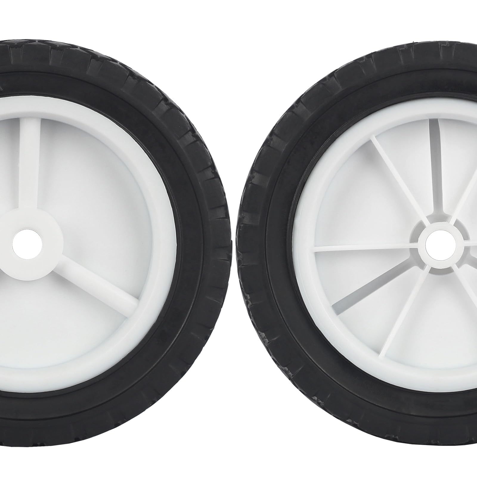 7 Inch Wheels for Oregon 72-107 Hand Trucks, Replacement Wheels Fit for Lawn Mower Wagon Utility Cart, Pack of 2