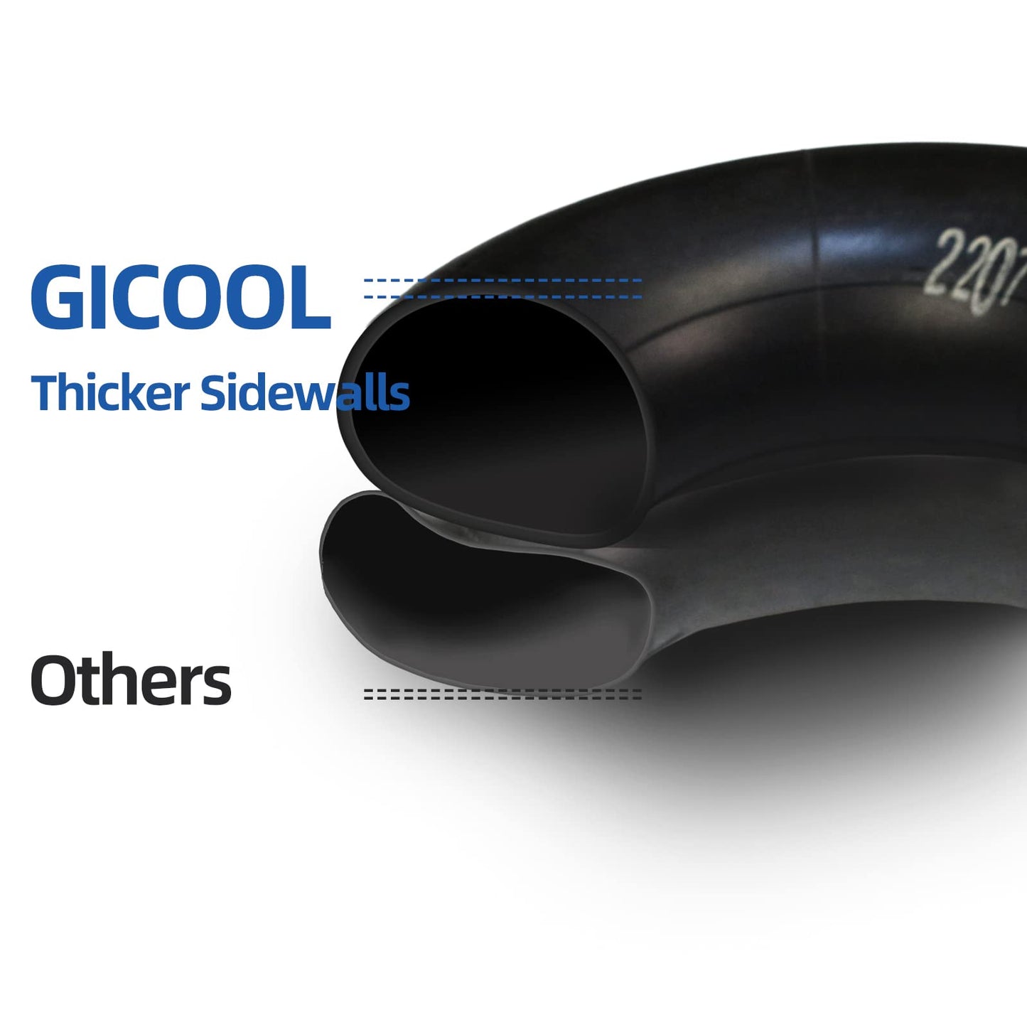 4.80/4.00-8 Replacement Inner Tube, with TR-13 Valve Stem, Heavy Duty, for Hand Truck Wheelbarrow Garden Utility Wagon Go Cart Lawn Mower (2 pack)