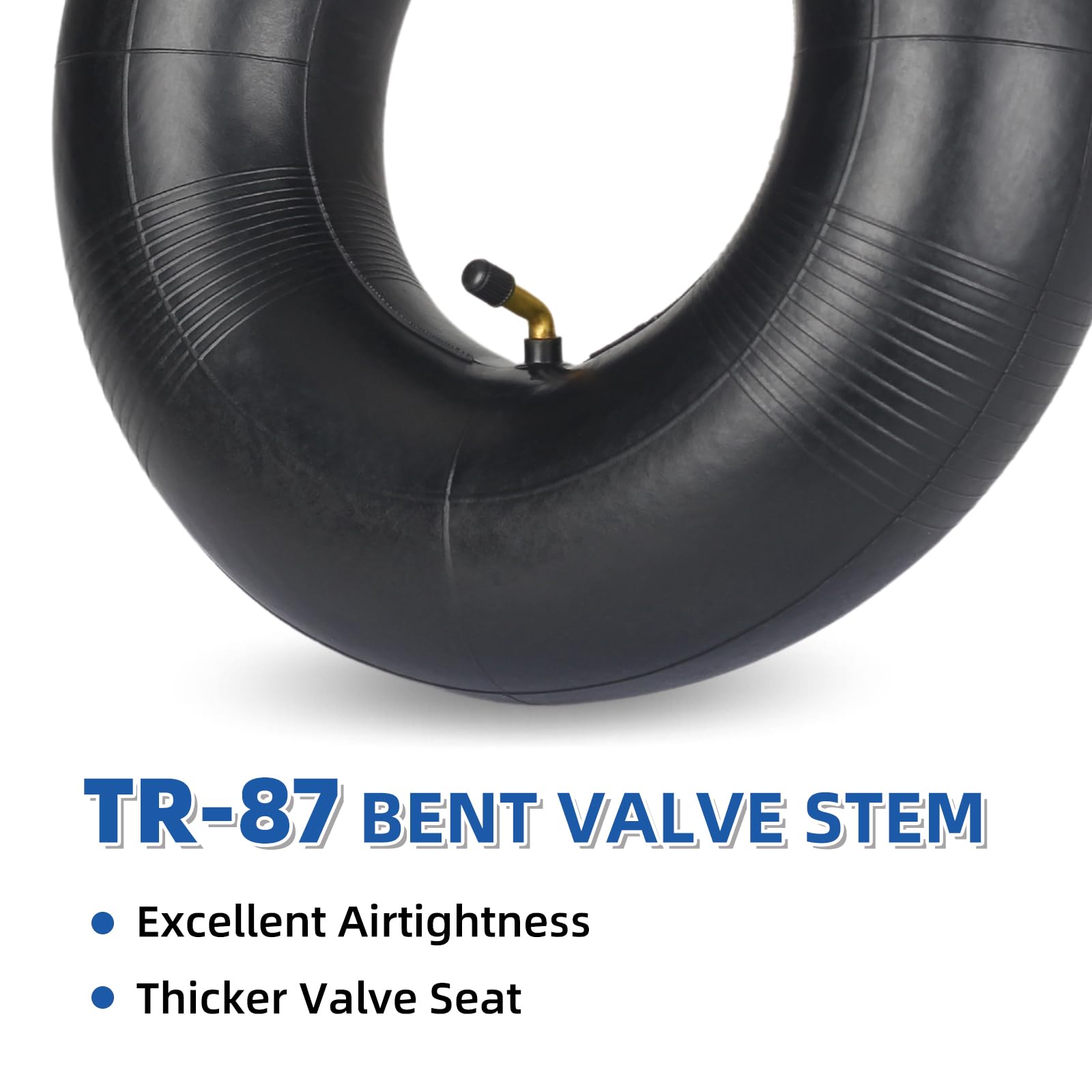 13x5.00-6 Inner Tube, 2 Pack with TR-87 Valve Stem, Heavy Duty, Universal Fit for Razor Dirt Quad Lawn Mowers, ATVs, Yard Tractor, Snow Blower