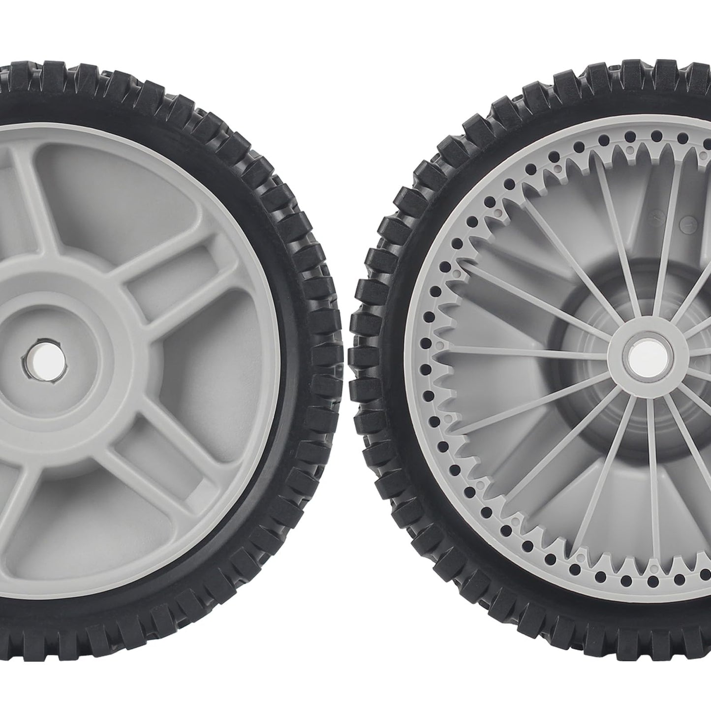 8 Inch Lawn Mower Front Wheels, Replacement 581009202, 193912X460 Wheels for Husqvarna Craftsman AYP, Pack of 2