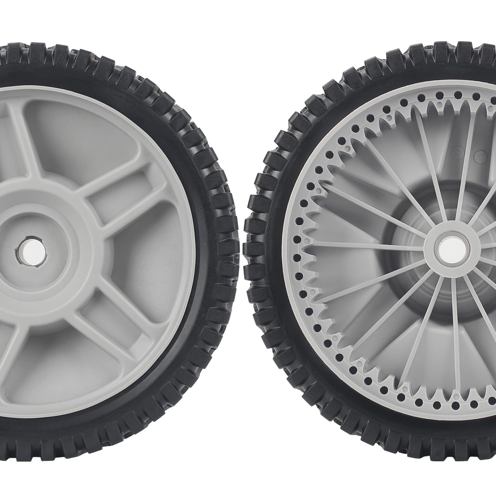 8 Inch Lawn Mower Front Wheels, Replacement 581009202, 193912X460 Wheels for Husqvarna Craftsman AYP, Pack of 2