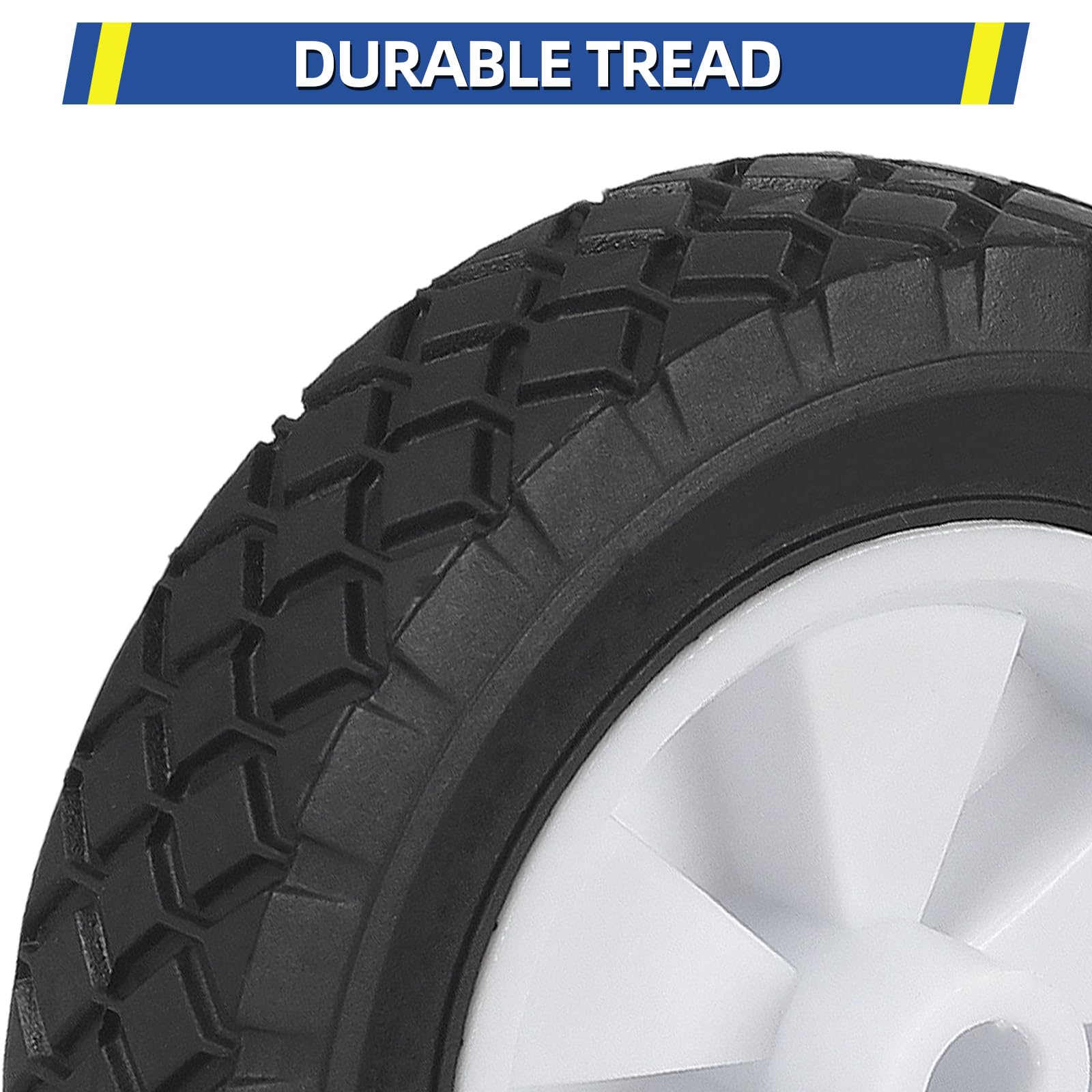 72-106 Hand Truck, 6 Inch Cart Wheels Fit for Oregon Lawn Mower Wagon Utility Cart, Pack of 2