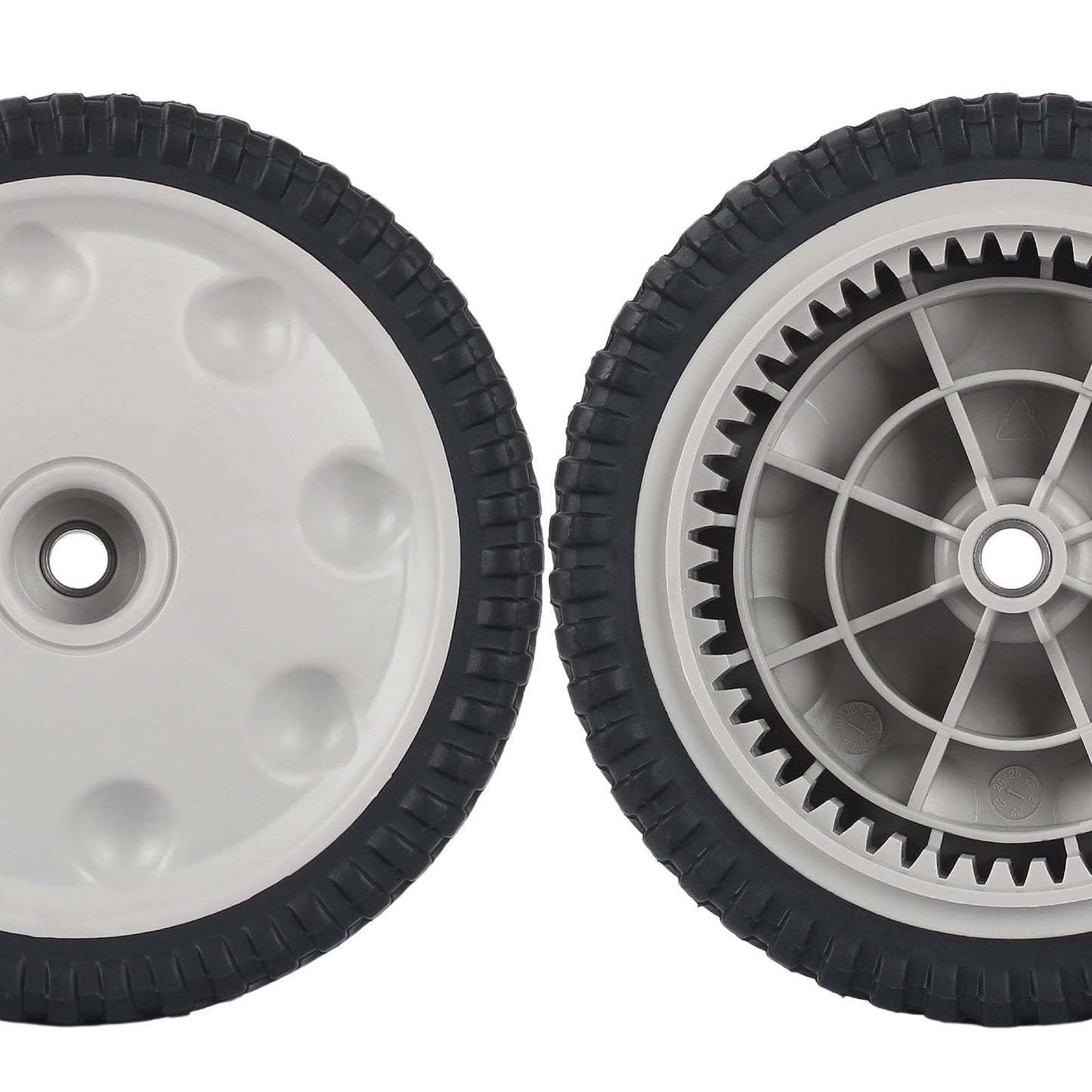 734-04018 Lawn Mower Front Drive Wheels, 8 Inch Wheels for MTD 734-04018A 734-04018B 734-04018C 12AV569Q597 Troy-Bilt TB240, Pack of 2