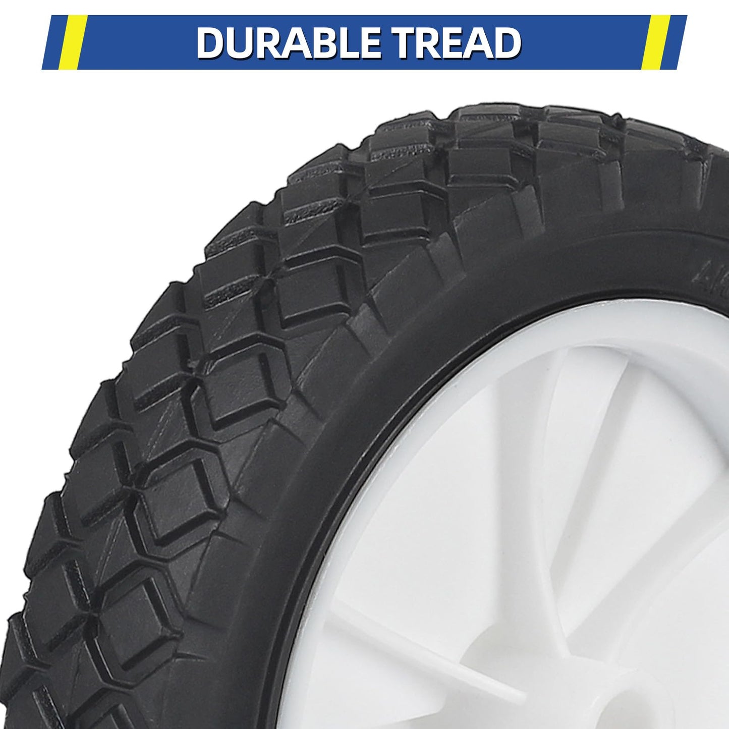 7 Inch Wheels for Oregon 72-107 Hand Trucks, Replacement Wheels Fit for Lawn Mower Wagon Utility Cart, Pack of 2