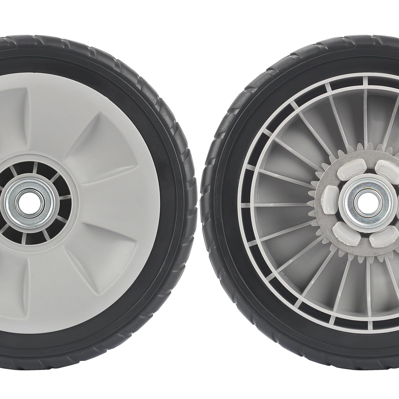 42710-VE2-M02ZE Rear Wheels, 8 Inch Wheels Fit for HRR216 HRS216 HRT216 Honda Walk-behind Lawn Mower, Pack of 2