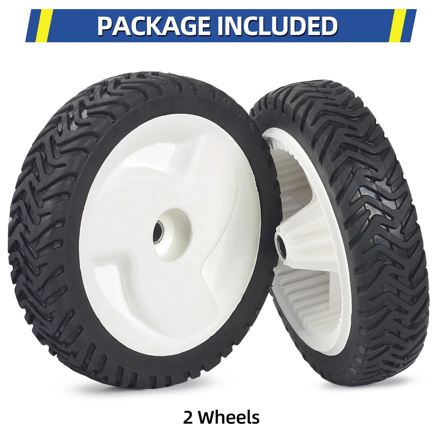 105-1815 205-272 Front Drive Wheels, 8 Inch Wheels Fit for Toro Stens Lawn Mower, Pack of 2