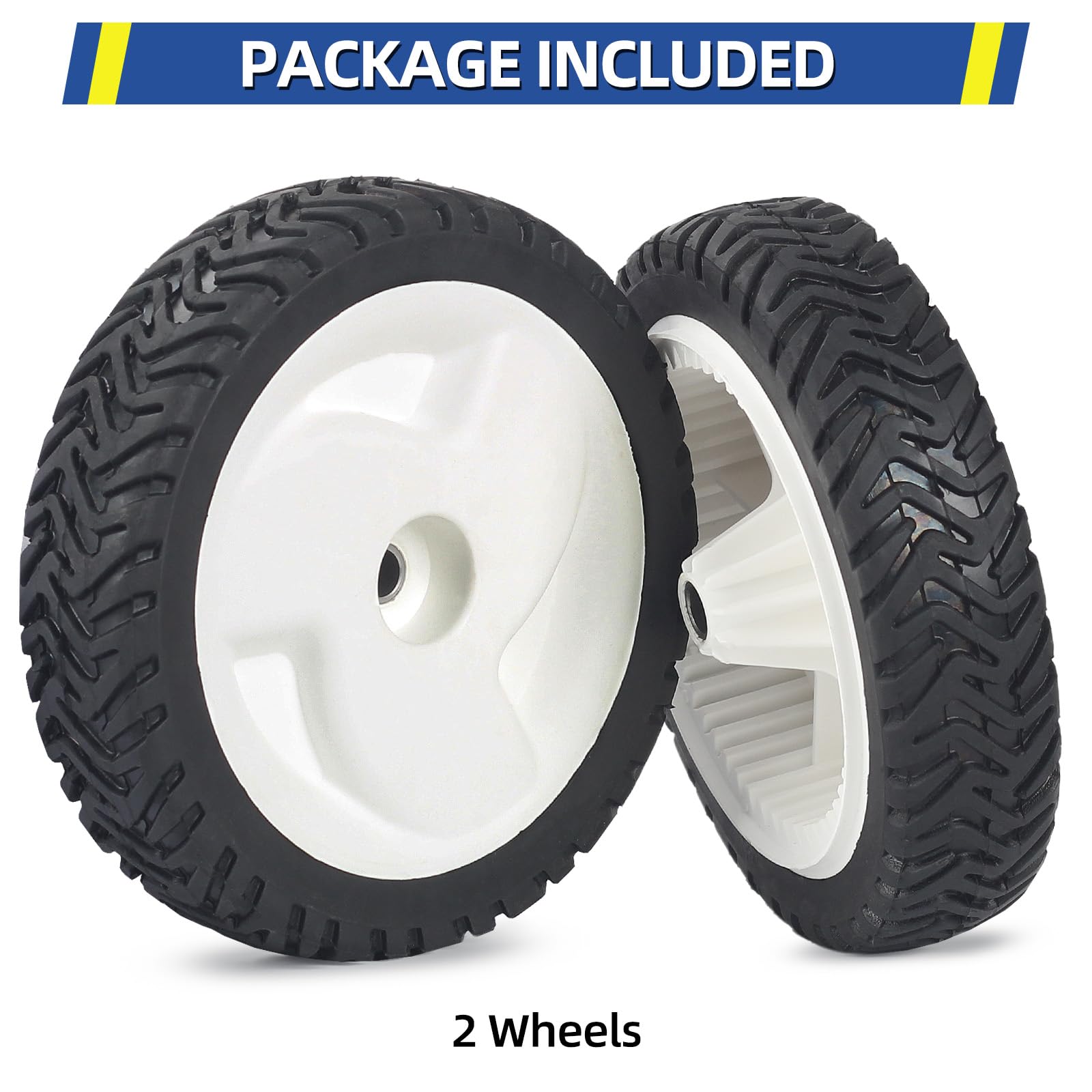 105-1815 205-272 Front Drive Wheels, 8 Inch Wheels Fit for Toro Stens Lawn Mower, Pack of 2