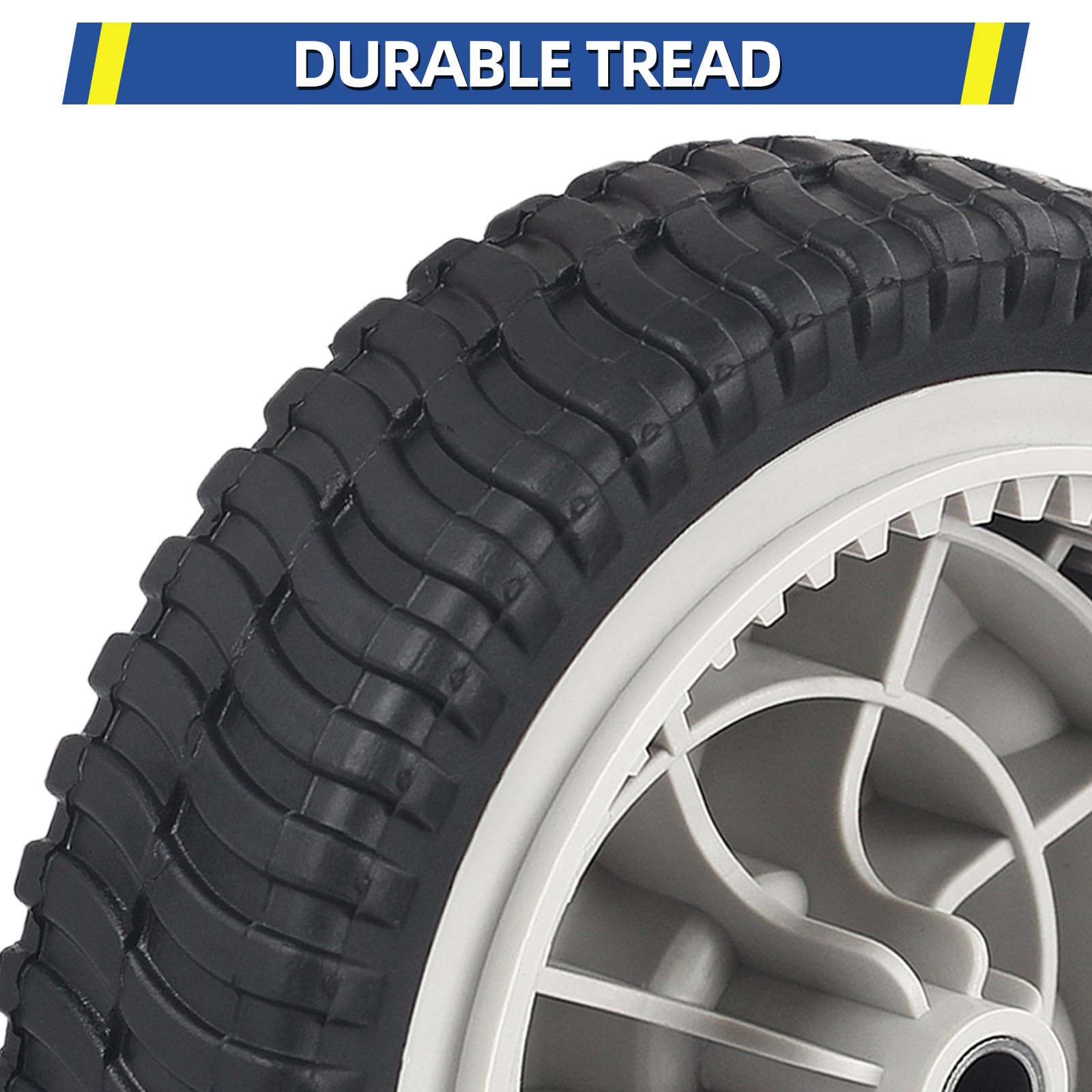 734-04018 Lawn Mower Front Drive Wheels, 8 Inch Wheels for MTD 734-04018A 734-04018B 734-04018C 12AV569Q597 Troy-Bilt TB240, Pack of 2