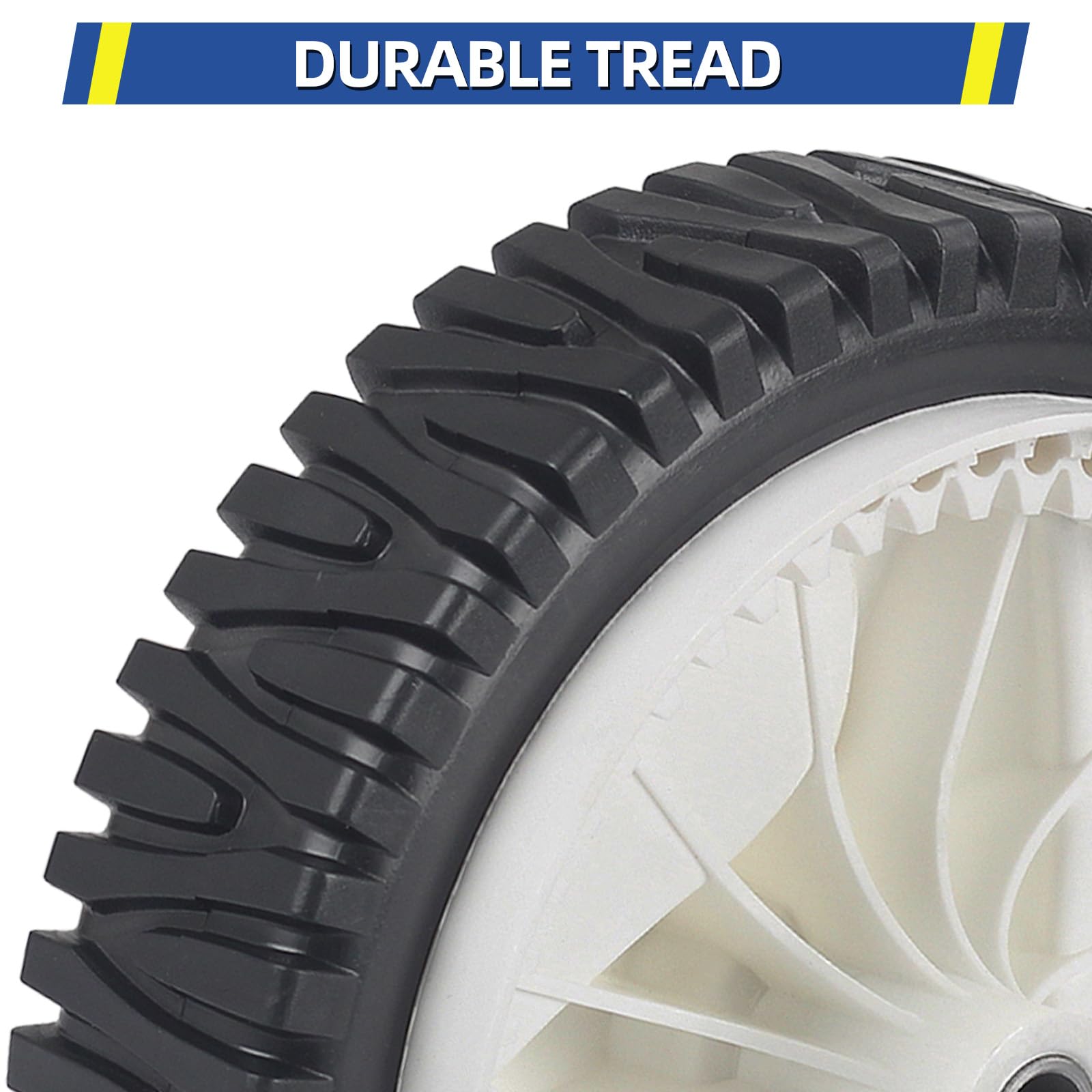 532403111 Lawn Mower Front Drive Wheels, Replacement 583719501 194231X460 Mower Wheels for Craftsman Husqvarna Pack of 2