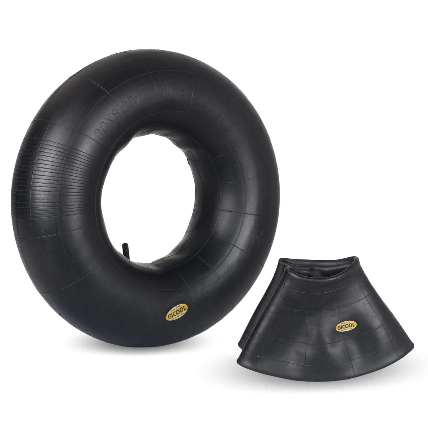 20x8.00-8, 20x10.00-8 Inner Tubes, 2 Pack with TR-13 Valve Stem, Heavy-Duty Replacement Tubes for Lawn Mowers, Tractors, Riding Mowers, Golf Carts, Scooters, Go Karts, Wagons, Garden Trailers