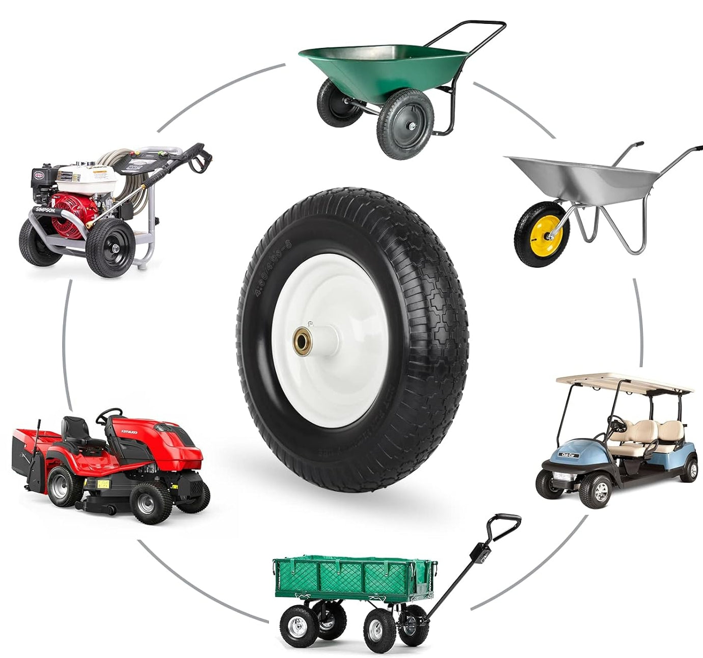 Flat-free PU Foam Tires & Tires