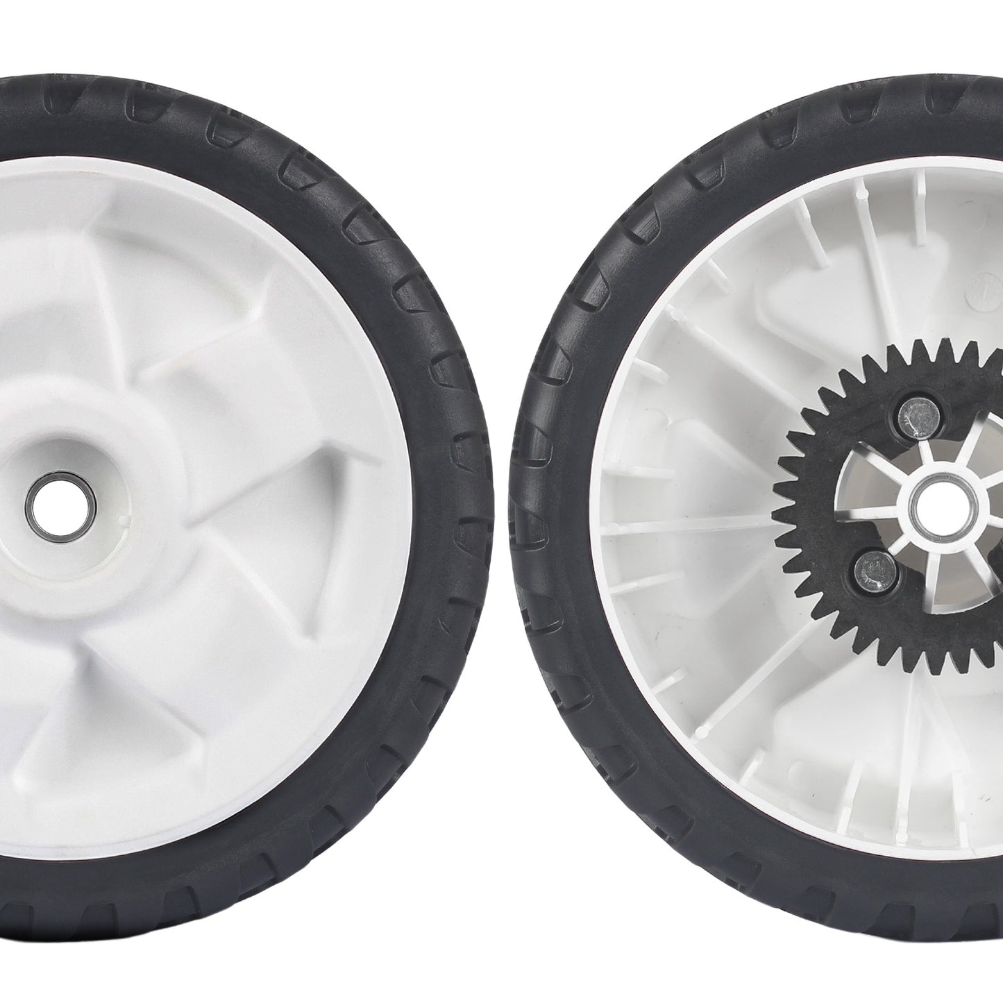 138-3216 115-4695 Replacement Rear Drive Wheels for Toro Lawn Mowers - 8" Plastic Gear Assembly, Fits Toro 20332 20333 20334 Recycler Push Mower, 2 Pack