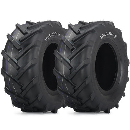 16x6.50-8 High-Traction Tubeless Tire, Agriculture Tractor Tire, 4 Ply, Super Lug AG Turf
