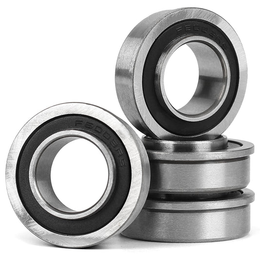 GICOOL 3/4" Bore Sealed Flange 9Cr18 Steel Ball Bearing, with 19mm ID x 35mm OD x 13mm W for Wheelbarrow, Lawnmower, Hand Trolley, Cart, NHS Tire & Wheels
