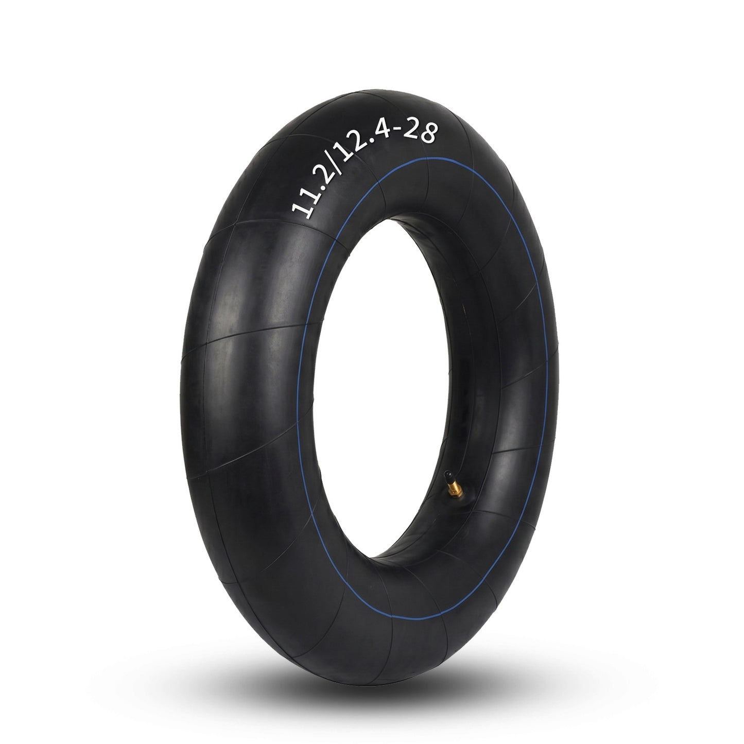11.2-28/12.4-28 Butyl Inner Tube, 1 Pack with TR218A Valve Stem, Heavy-Duty Inner Tube, Replacement Tube for Farm Tractor, Backhoe and Industrial Equipment