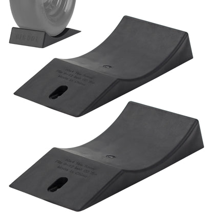 Tire Saver Ramp for 9-12" Tire and Wheel, Flat-Free & Tubeless Tire Protector to Prevent Flat Spots Caused by Long Storage Parking for Riding Lawn Mower