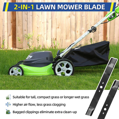 21" Mower Blade for Greenworks, Replaces MO40L03, MO48L4422, MO40L4413