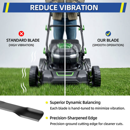21" Mower Blade for Greenworks, Replaces MO40L03, MO48L4422, MO40L4413