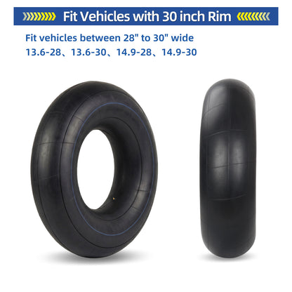 14.9-30 Tractor Tire Butyl Inner Tube, 1 Pack with TR218A Valve Stem, Heavy-Duty Inner Tube, Replacement Tube for Farm Tractor, Backhoe and Industrial Equipment
