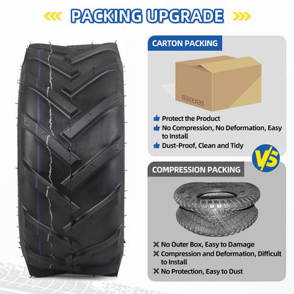 16x6.50-8 High-Traction Tubeless Tire, Agriculture Tractor Tire, 4 Ply, Super Lug AG Turf