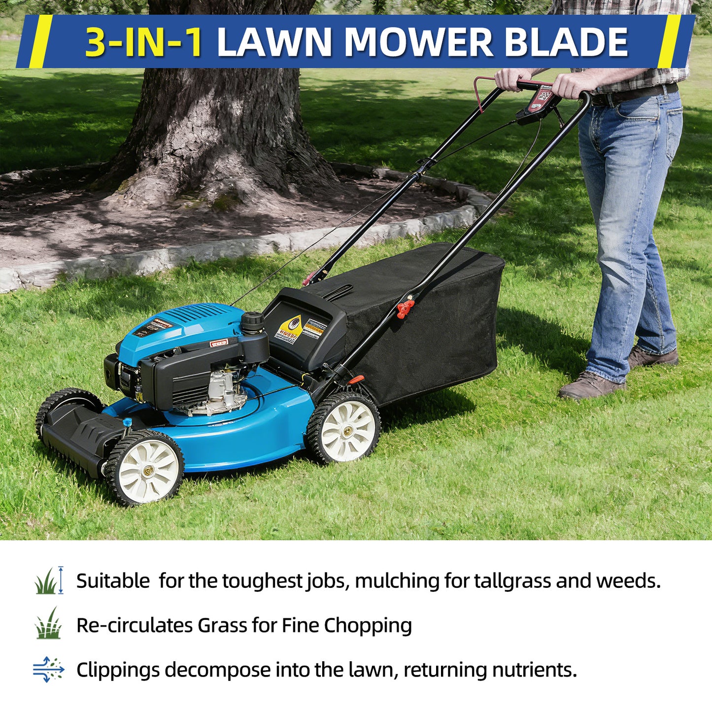 20120P Blades, Fits Toro TimeMaster 30" Deck, Replace 20120P 120-9500-03 116-6358-03