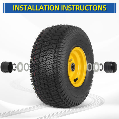 Lawnmower Wheel Hardware Kit, Compatible with Husqvarna Craftsman AYP Poulan Huskee Jonsered 532188967 532121749 812000029 121748X 121749X 583512801 532436874 12000029