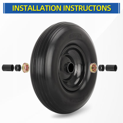 Bearing & Hub Length Adjustment Hardware Kit, with 3/4'' Bore Hole Bearing, 1/2'' and 1-1/2'' Nylon Washers, 6 Pack