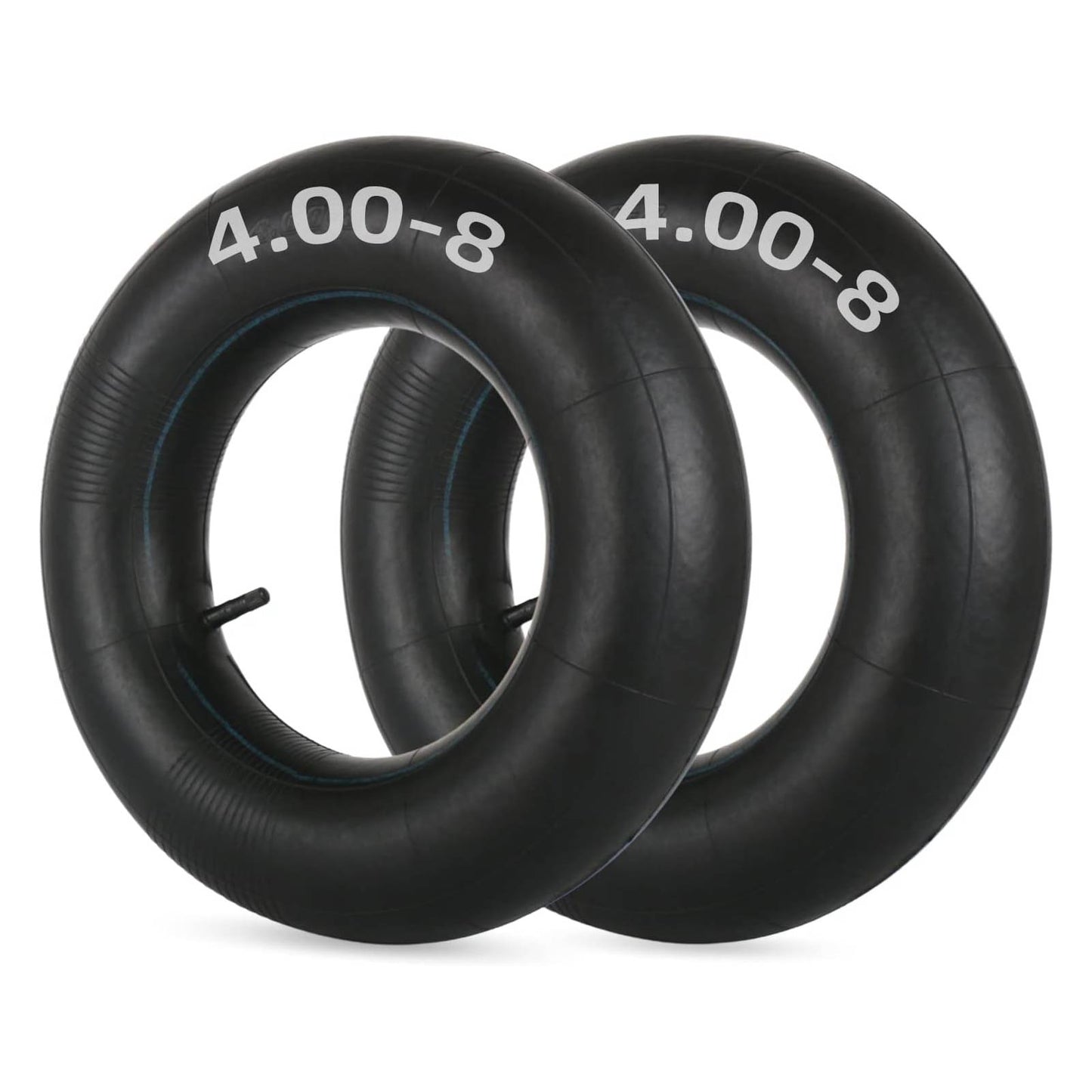 4.80/4.00-8 Replacement Inner Tube, with TR-13 Valve Stem, Heavy Duty, for Hand Truck Wheelbarrow Garden Utility Wagon Go Cart Lawn Mower (2 pack)