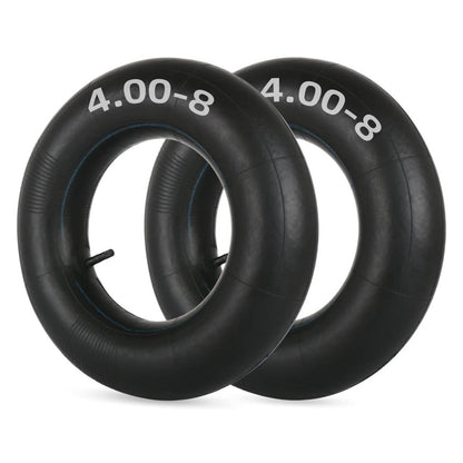 4.80/4.00-8 Replacement Inner Tube, with TR-13 Valve Stem, Heavy Duty, for Hand Truck Wheelbarrow Garden Utility Wagon Go Cart Lawn Mower (2 pack)